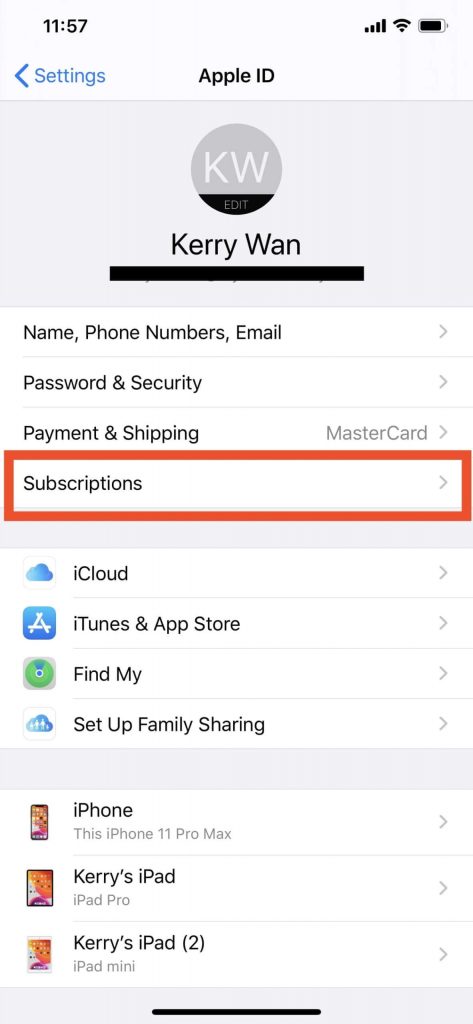 Cancel Paramount+ Subscription on iPhone/iPad