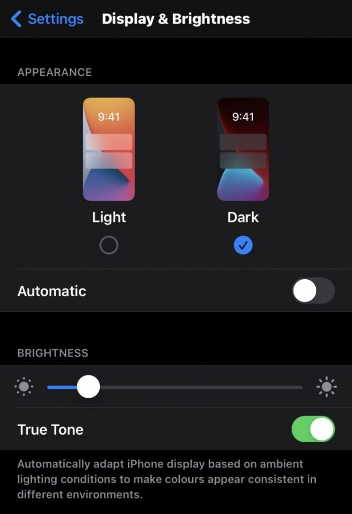  Enable Safari Dark Mode on iPhone