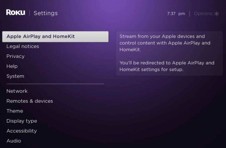 Apple AirPlay and HomeKit