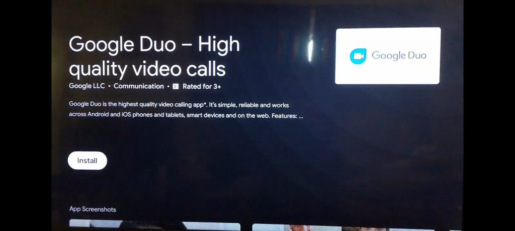 Install Google Duo