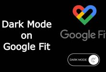Google Fit Dark Mode