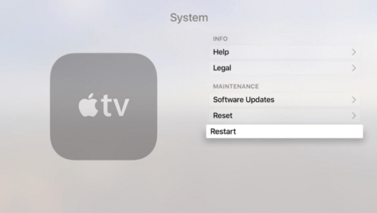 restart tv for hbo max not working on apple tv