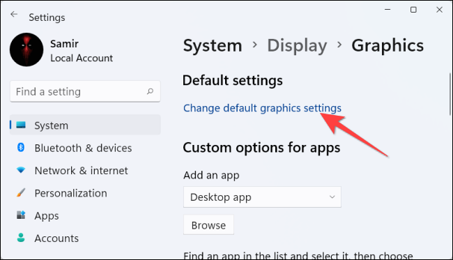 Turn on Hardware-Accelerated GPU Scheduling via Settings