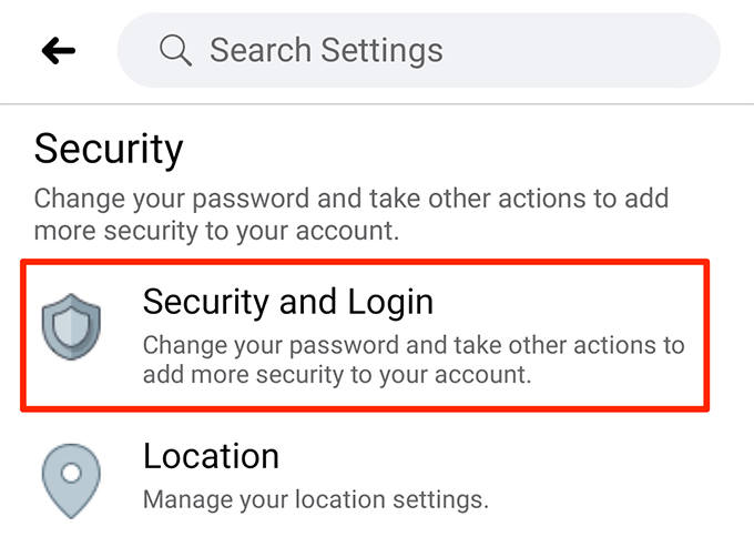 select security log in 