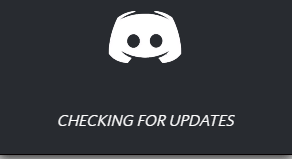 Checking for updates in the discord server.