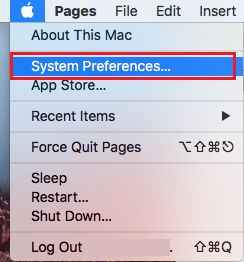 System Preferences