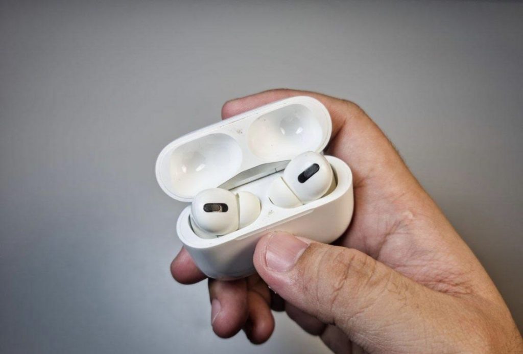 Pairing mode of your airpods.