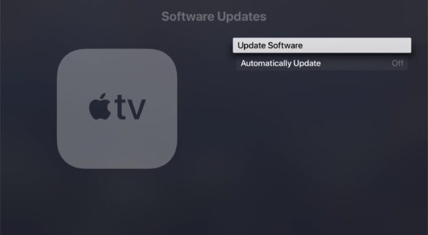 Update Apple TV OS