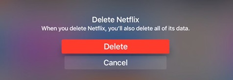 Delete and reinstall Netflix App.