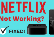 Netflix not Working on Apple TV