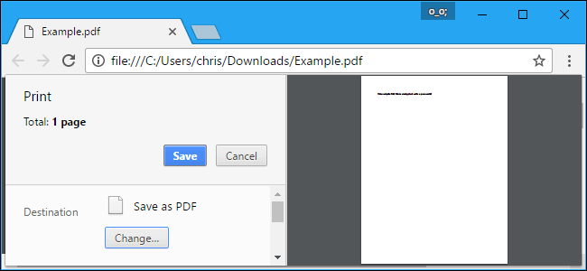Choose save as PDF to remove password from PDF