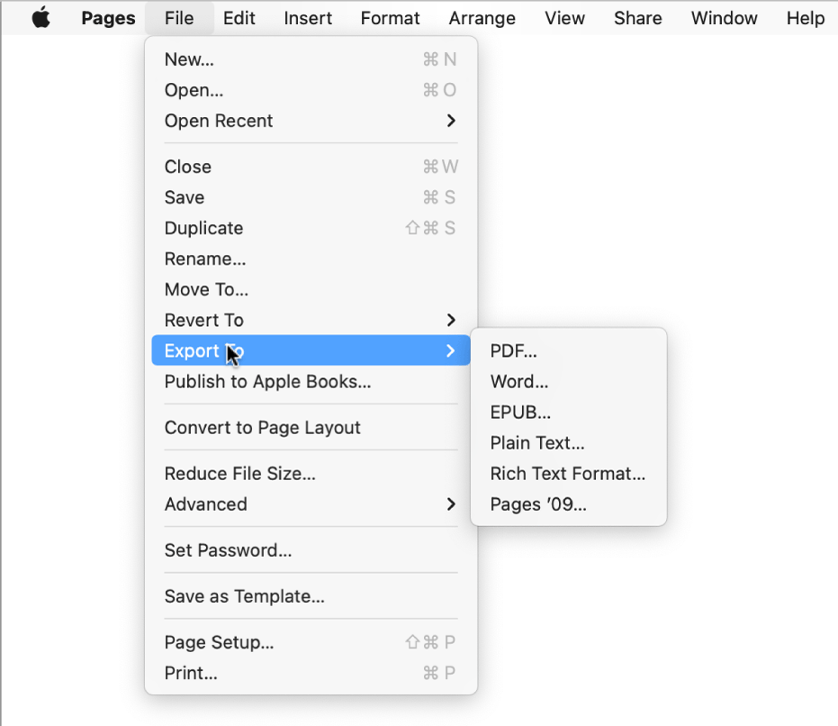 In Mac, Export as PDF to Remove password from PDF