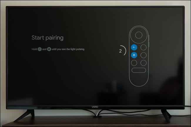 start pairing Google TV
