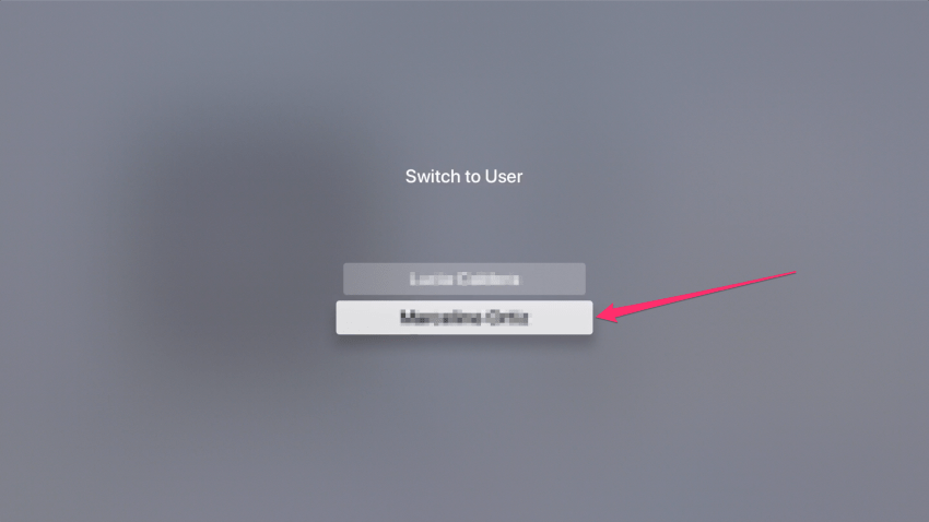 Switch to User
