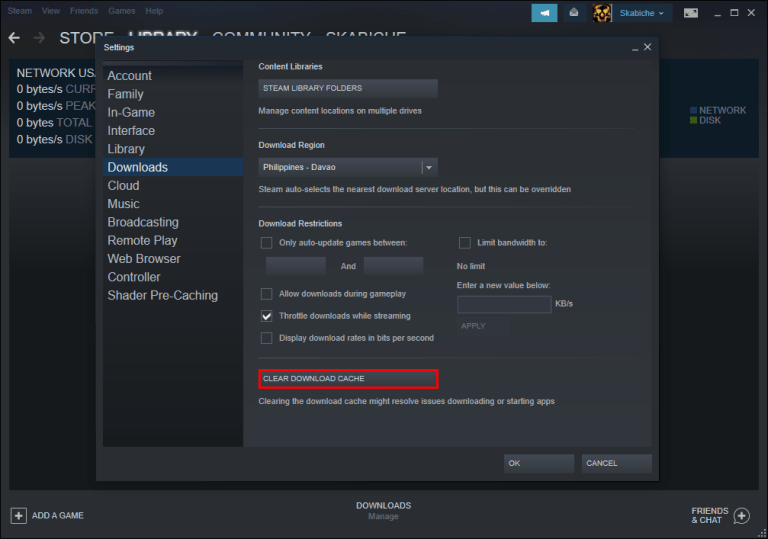 Steam Disk Write Error