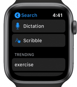 Search field