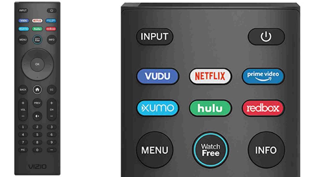 Press and hold the power button on Vizio remote for 15 seconds