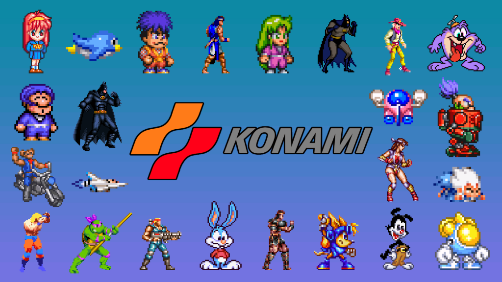 Konami games with cheat code