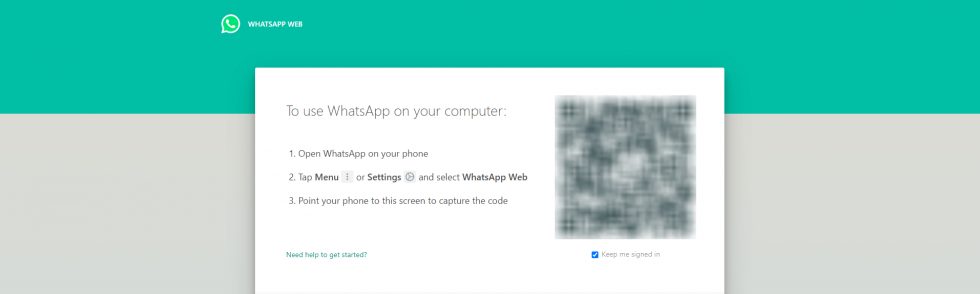 WhatsApp Web on Fire Tablet