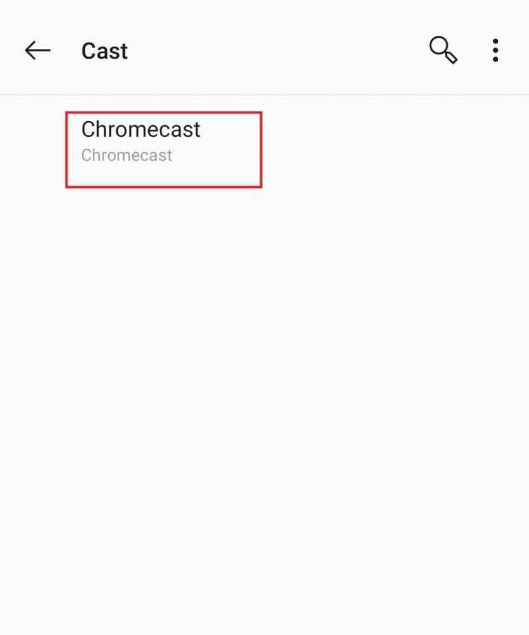 Select chromecast device to cast dailymotion on tv