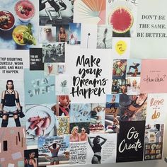 create vision board on Pinterest