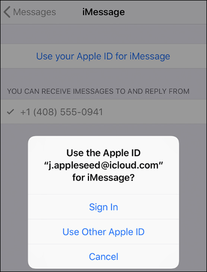 sign in with your account to change the phone number