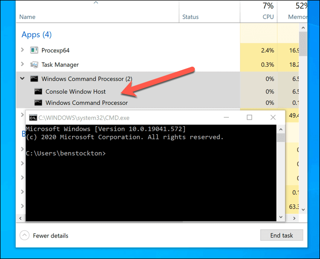 what is conhost.exe?