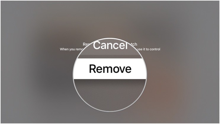  Remove Apple Watch from Apple TV