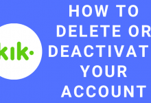 How to Delete Kik Account