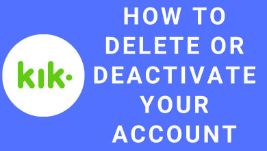 How to Delete Kik Account