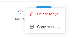 Delete messages for you