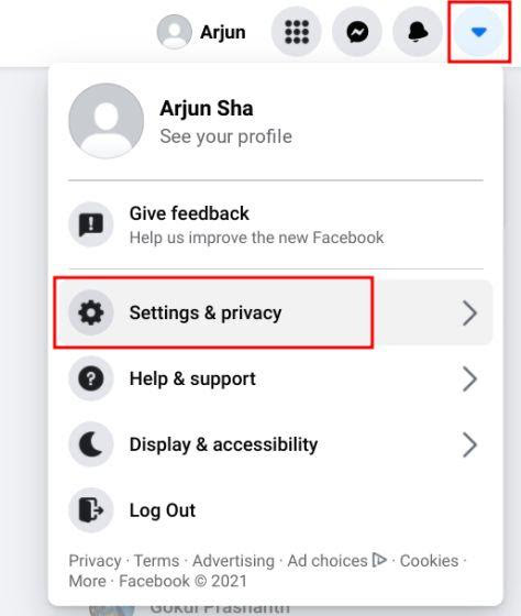 Facebook settings & Privacy