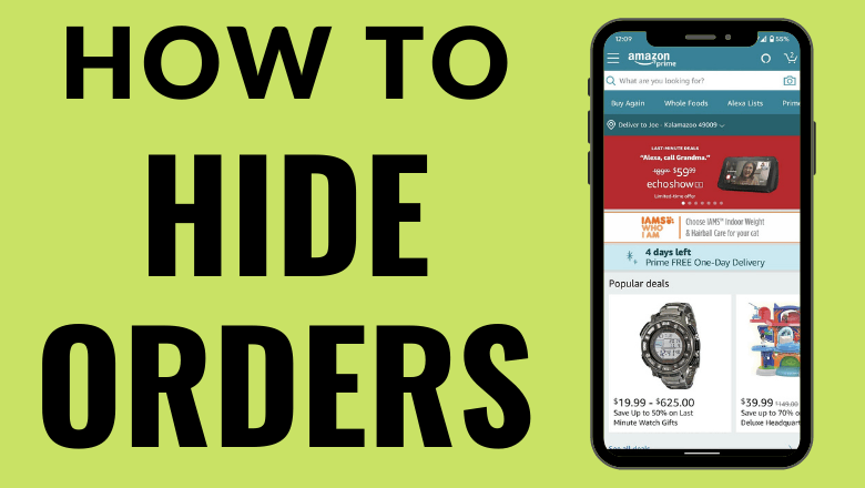 How to Hide Orders on Amazon