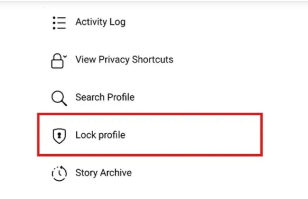 Lock profile