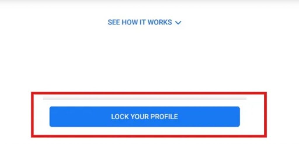 Lock Profile on Facebook
