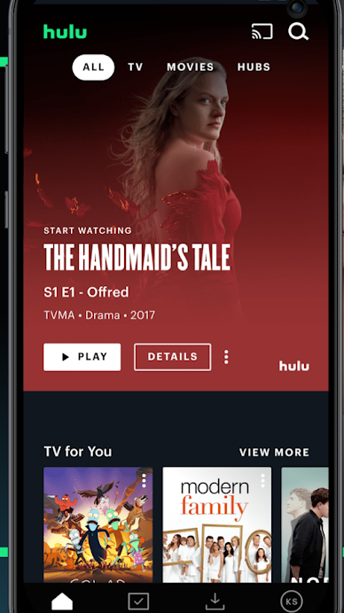 Hulu Cast icon missing