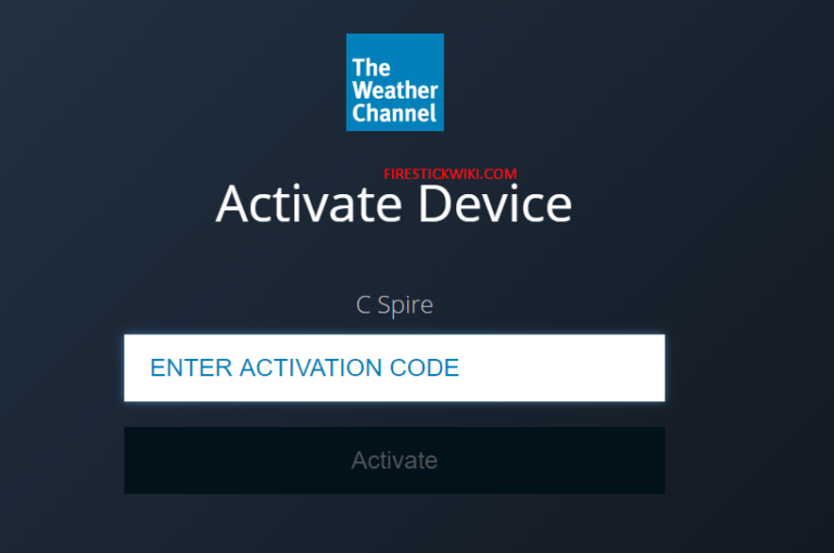 Activate Weather Channel on Firestick 