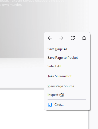 Cast from Firefox browser