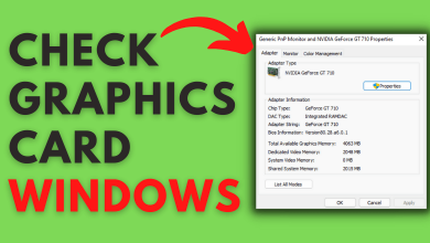 How to Check Graphics Card