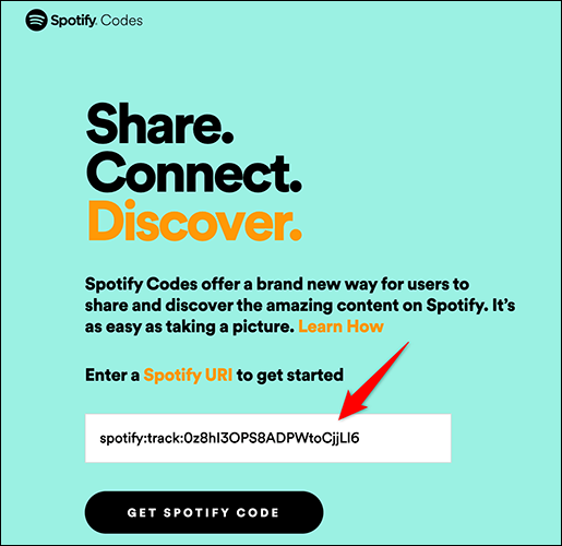  Create Spotify Code