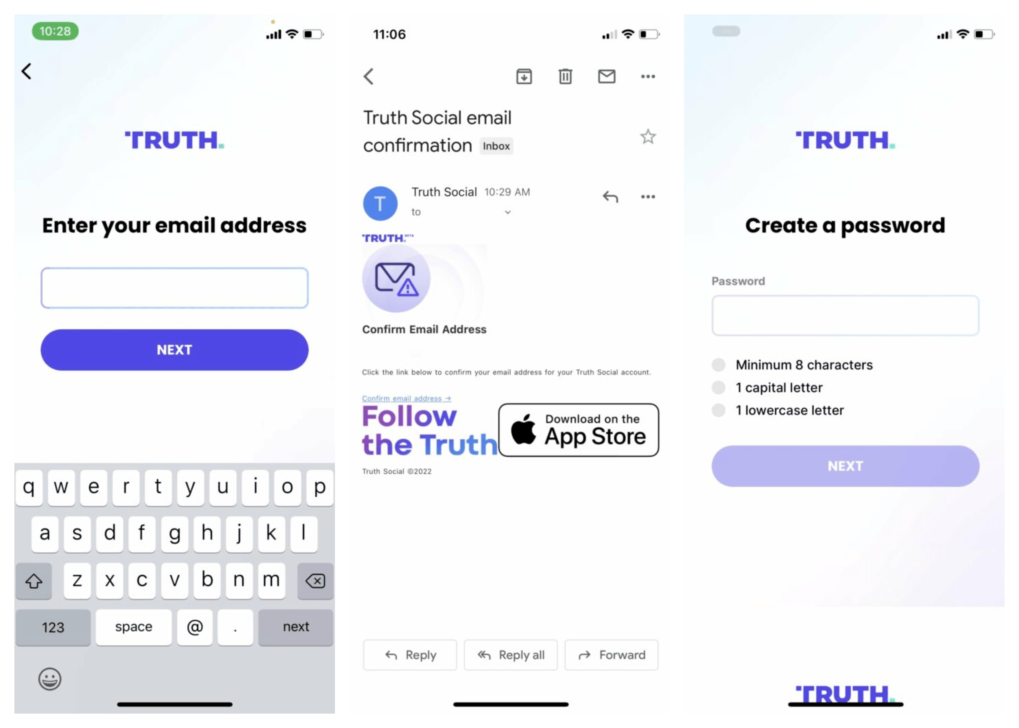 Create Truth Social Account on iPhone