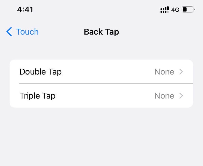 Enable Double Tap for Screenshots