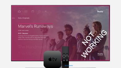 Hulu not working on Apple TV