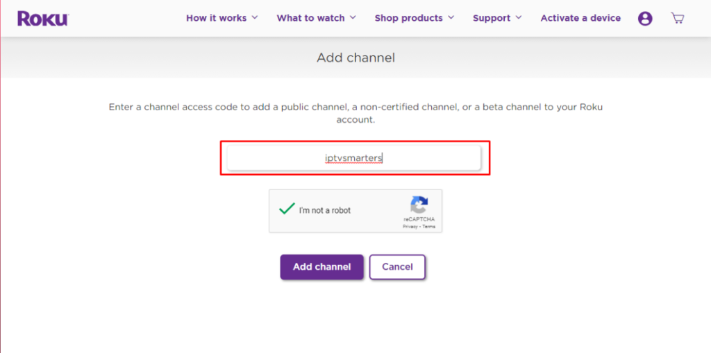 Click Add Channel