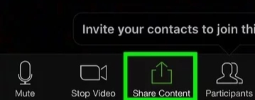 Select Share Content