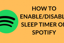 Sleep Timer on Spotify