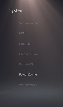 turn on the Power Saving option
