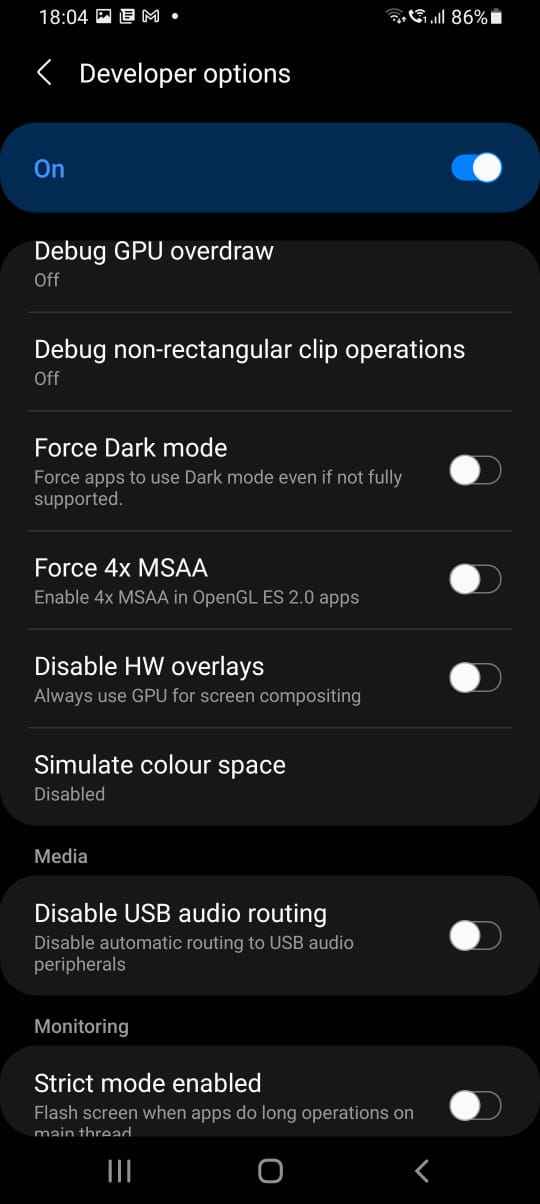 Snapchat dark mode on Android