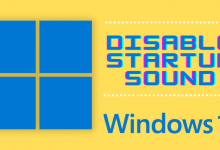 disable startup sound in windows 11