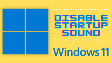 disable startup sound in windows 11